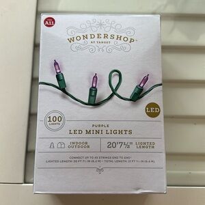Wondershop purple winter lights